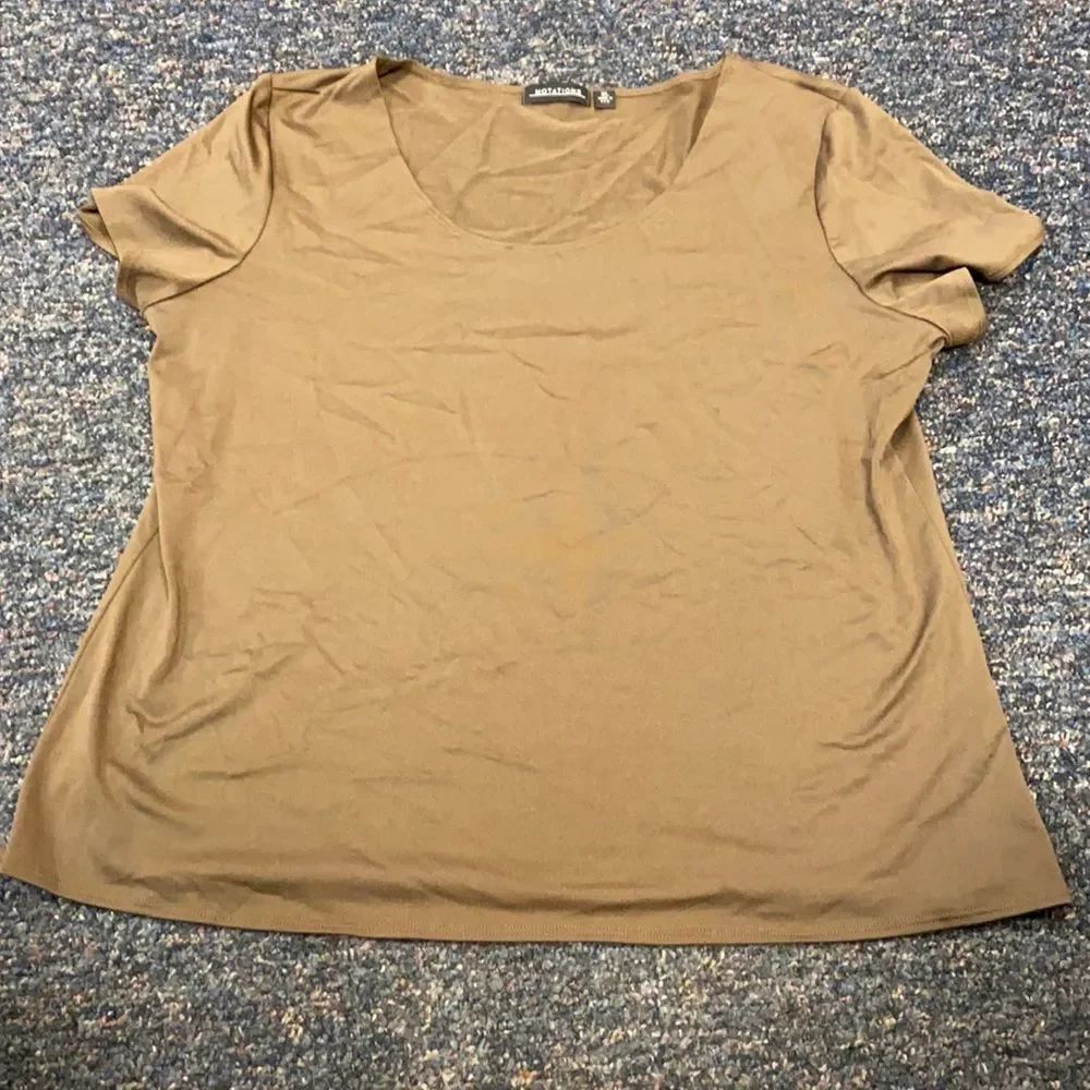 Notations Brown Top sz. XL